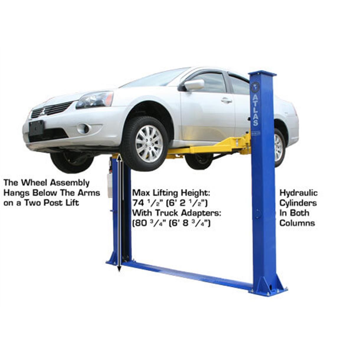 Atlas 9KBPX 9,000lb 2 Post Vehicle Lift