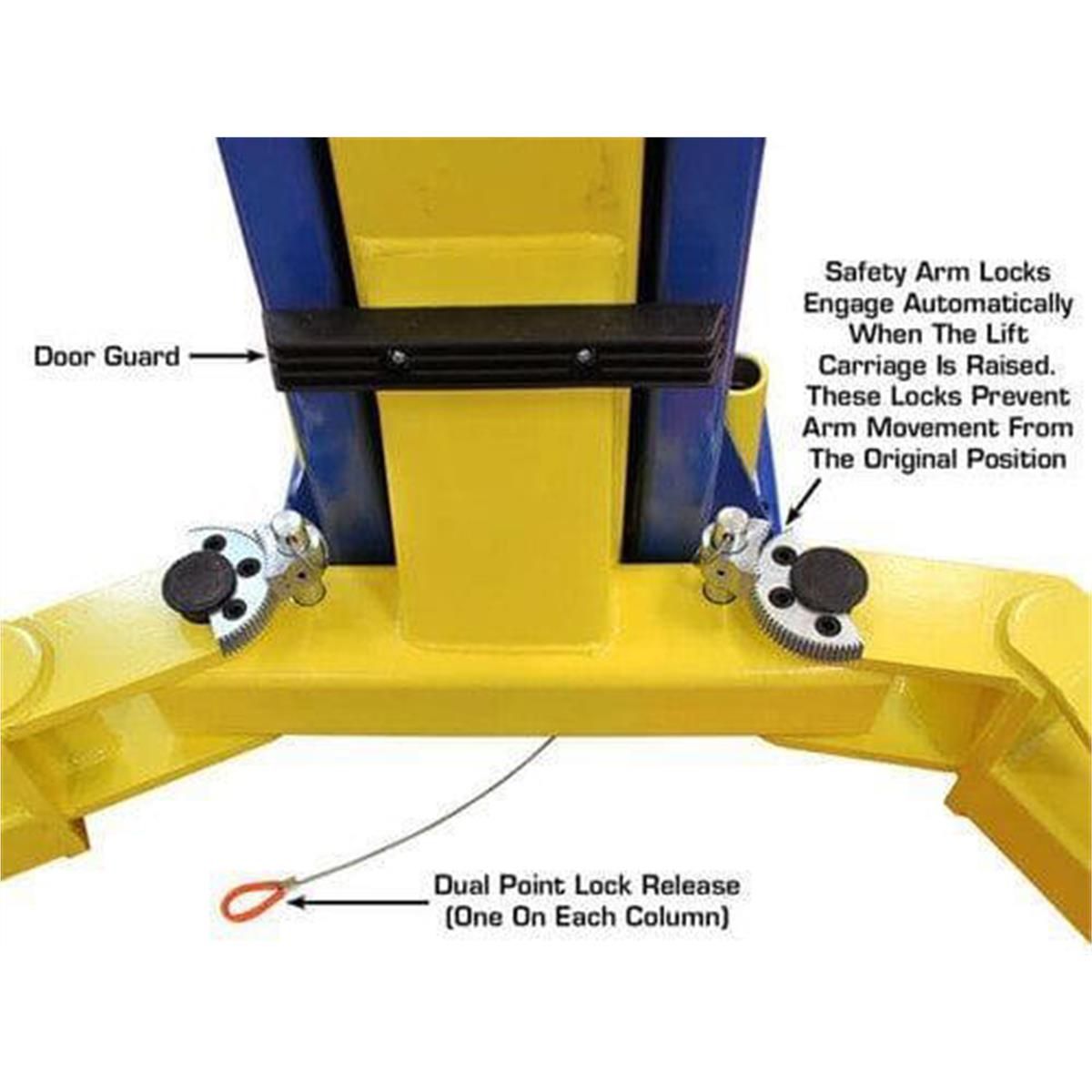 Atlas 9KOHX 9,000lb 2 Post Vehicle Lift