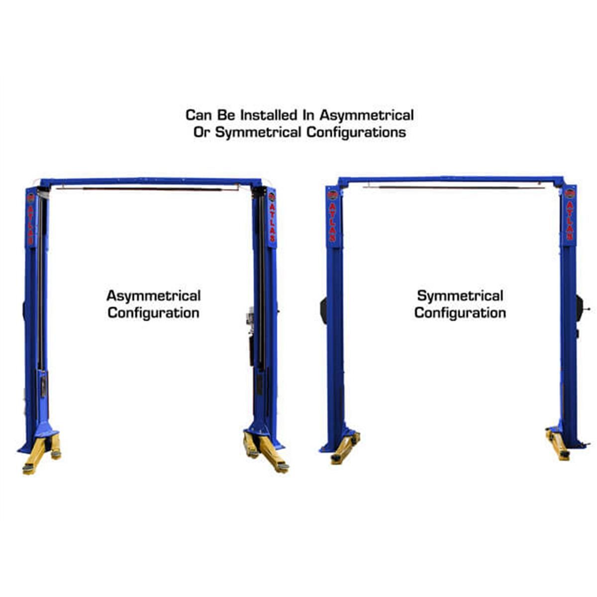 Atlas PVL10 10,000lb 2 Post Vehicle Lift - ALI Certified