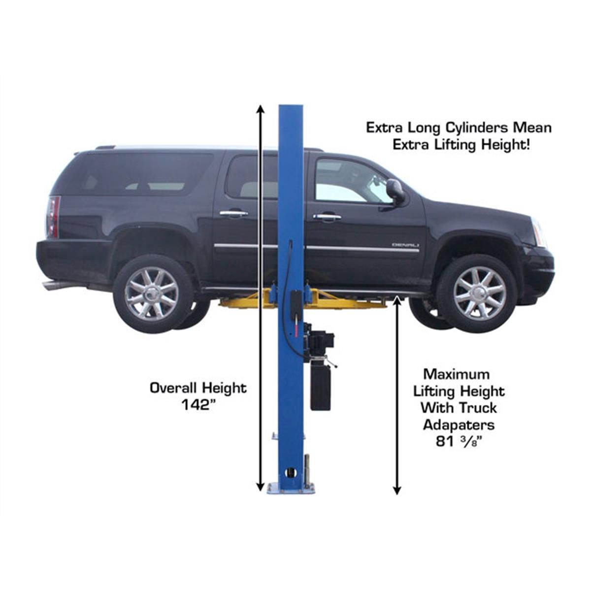 Atlas 9OHSC 9,000lb 2 Post Vehicle Lift