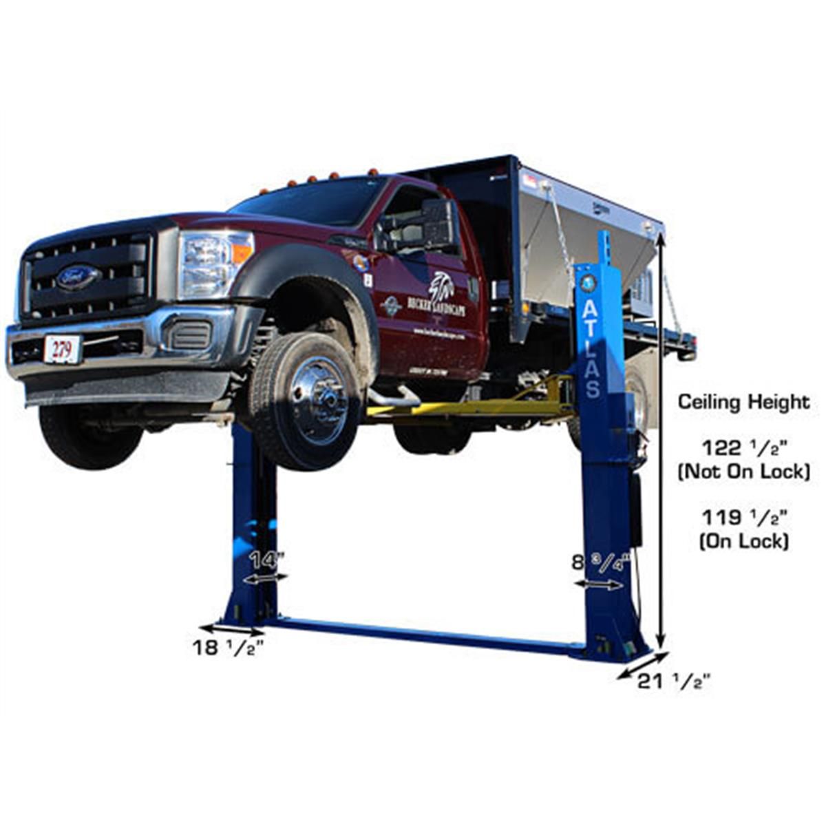 Atlas BP12000X 12,000lb 2 Post Vehicle Lift