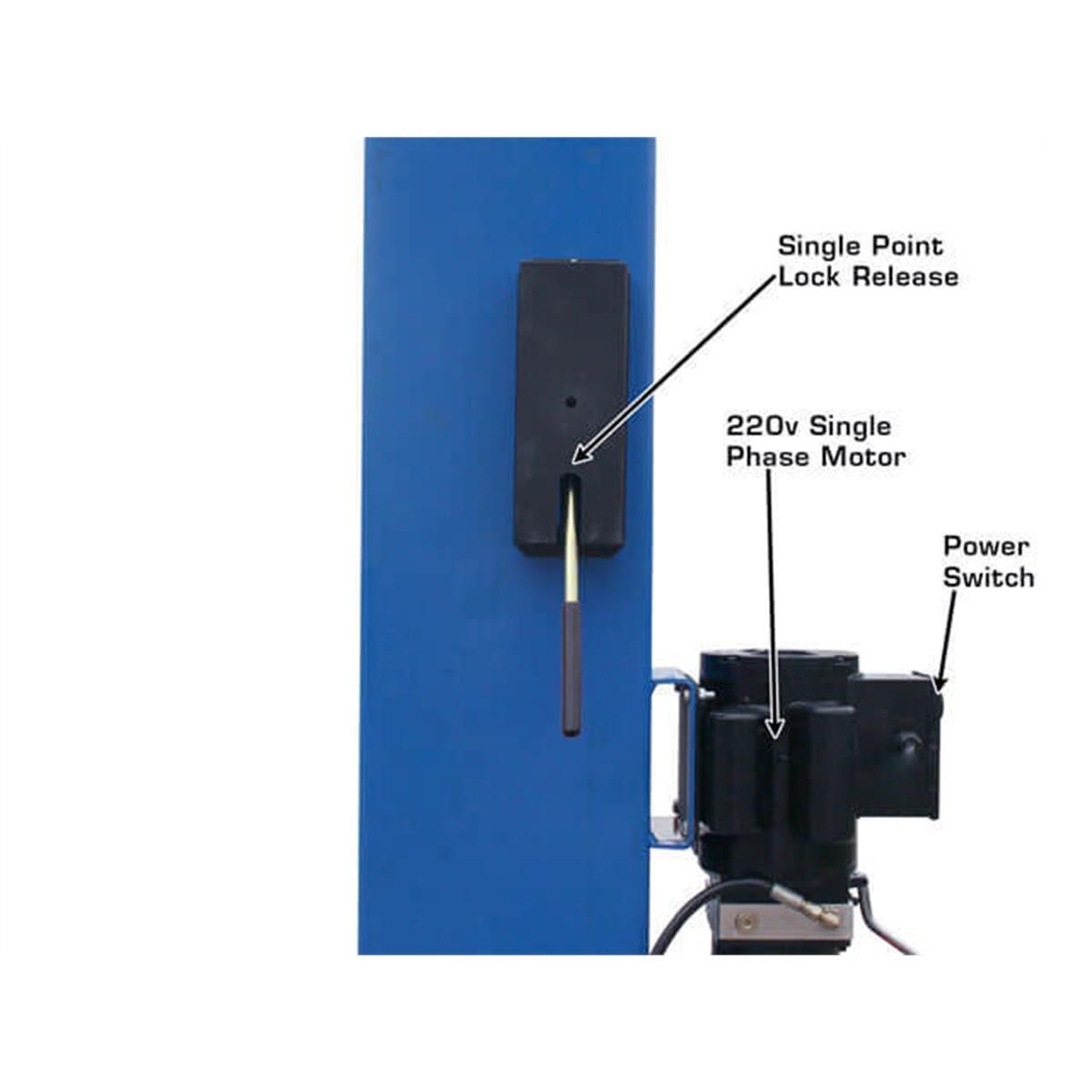 Atlas BP8000 8,000 2 Post Vehicle Lift