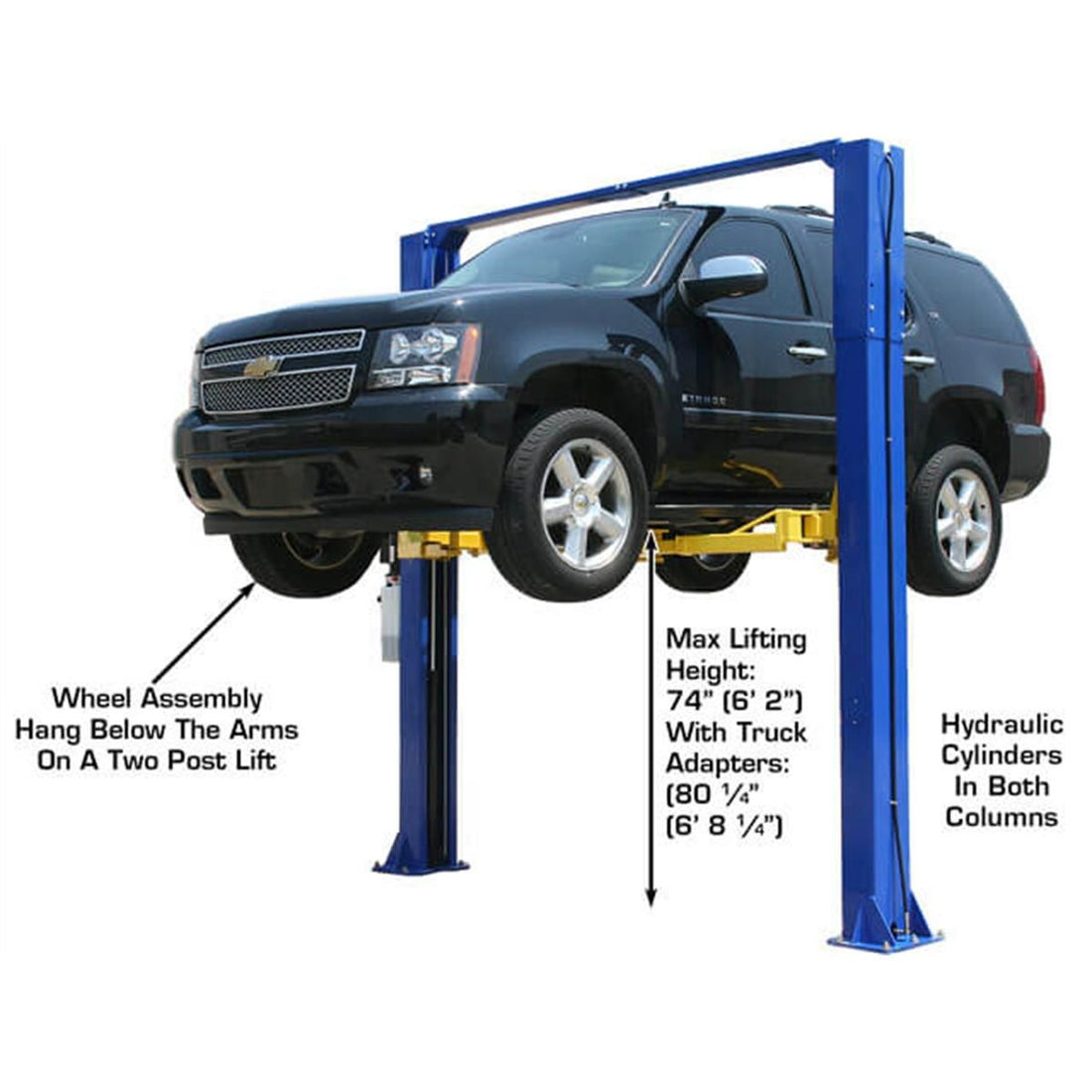Atlas 9KOHX 9,000lb 2 Post Vehicle Lift