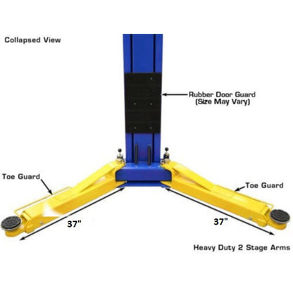 Atlas OHX10000X 10,000 lb Extra Tall 2 Post Vehicle Lift